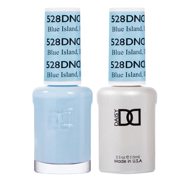 #528 - DND Gel UV/LED Soak Off Gel polish - Blue Island
