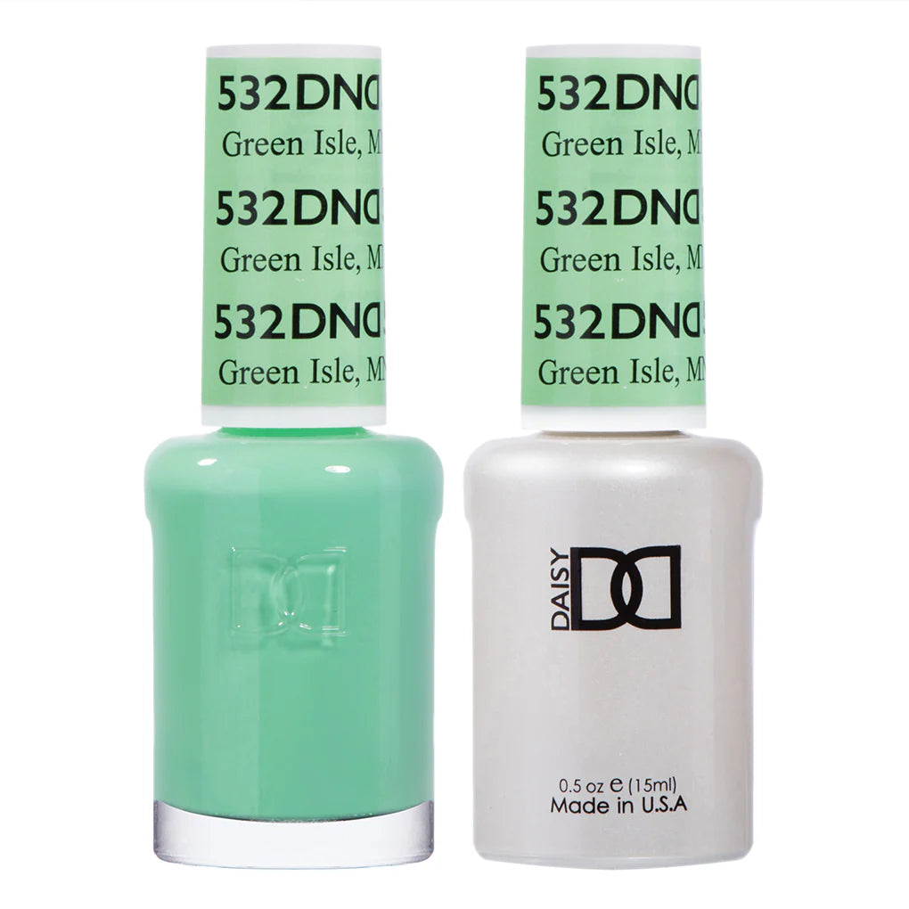 #532 - DND Gel UV/LED Soak Off Gel polish - Green Isle
