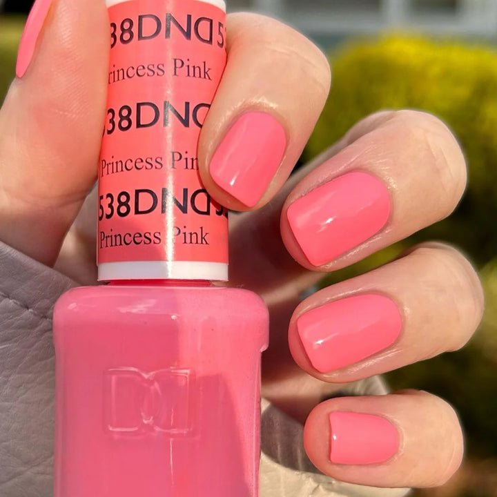 #538 - DND Gel UV/LED Soak Off Gel polish - Princess Pink