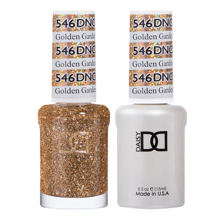 #546 - DND Gel UV/LED Soak Off Gel polish - Golden Gardens