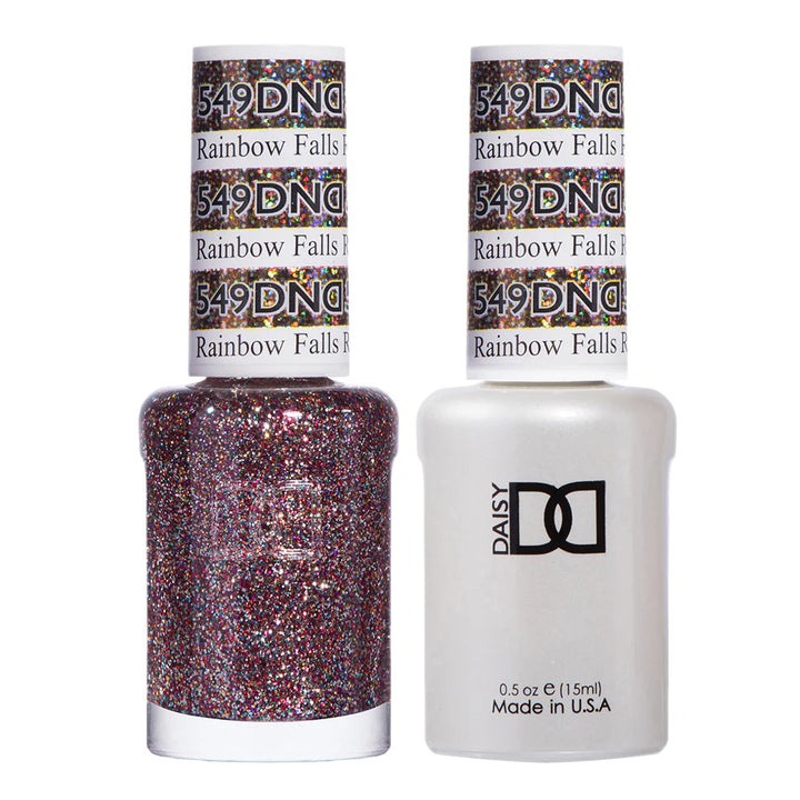 #549 - DND Gel UV/LED Soak Off Gel polish - Rainbow Falls