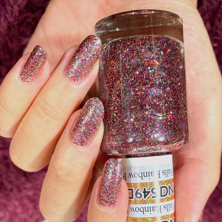 #549 - DND Gel UV/LED Soak Off Gel polish - Rainbow Falls