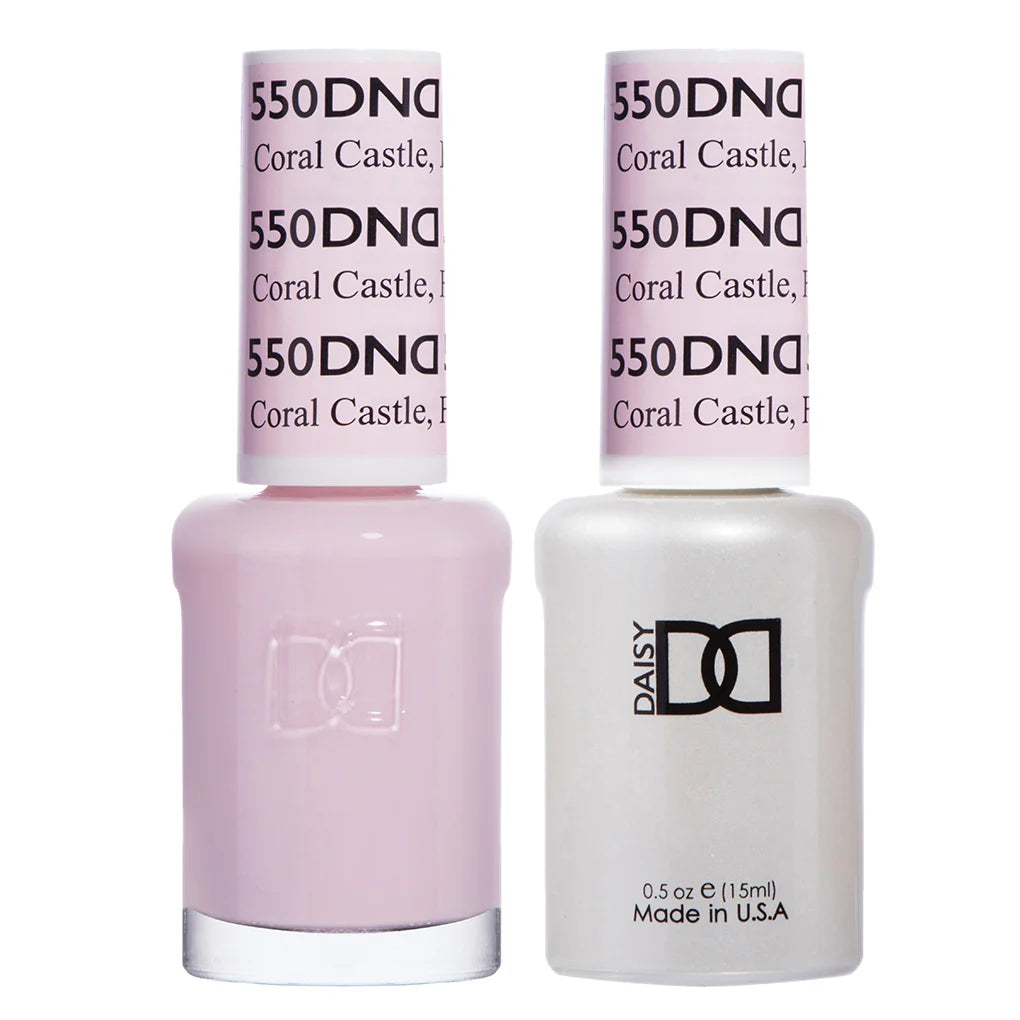 #550 - DND Gel UV/LED Soak Off Gel polish - Coral Castle