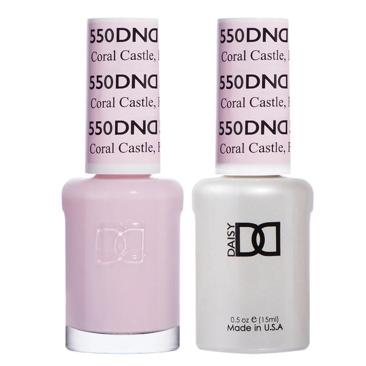 #550 - DND Gel UV/LED Soak Off Gel polish - Coral Castle