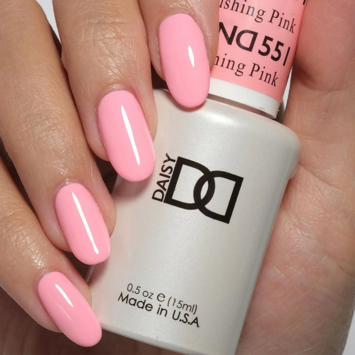 #551 - DND Gel UV/LED Soak Off Gel polish - Blushing Pink