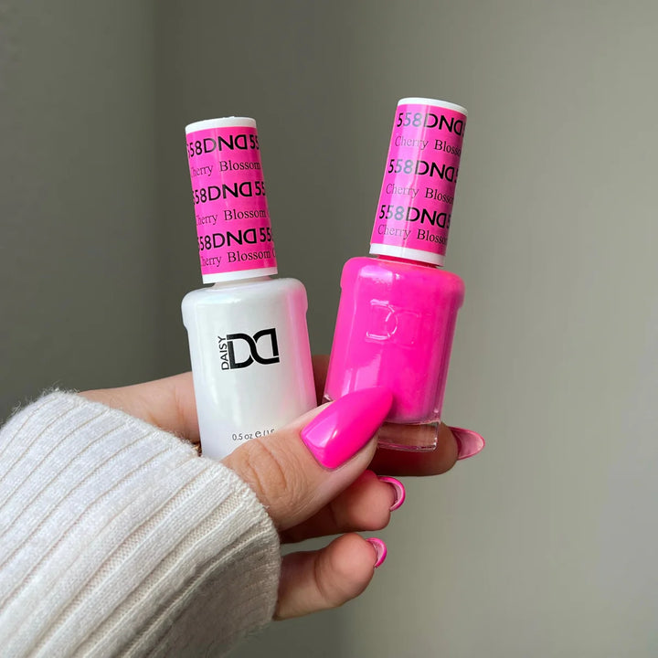 #558 - DND Gel UV/LED Soak Off Gel polish - Cherry Blossom