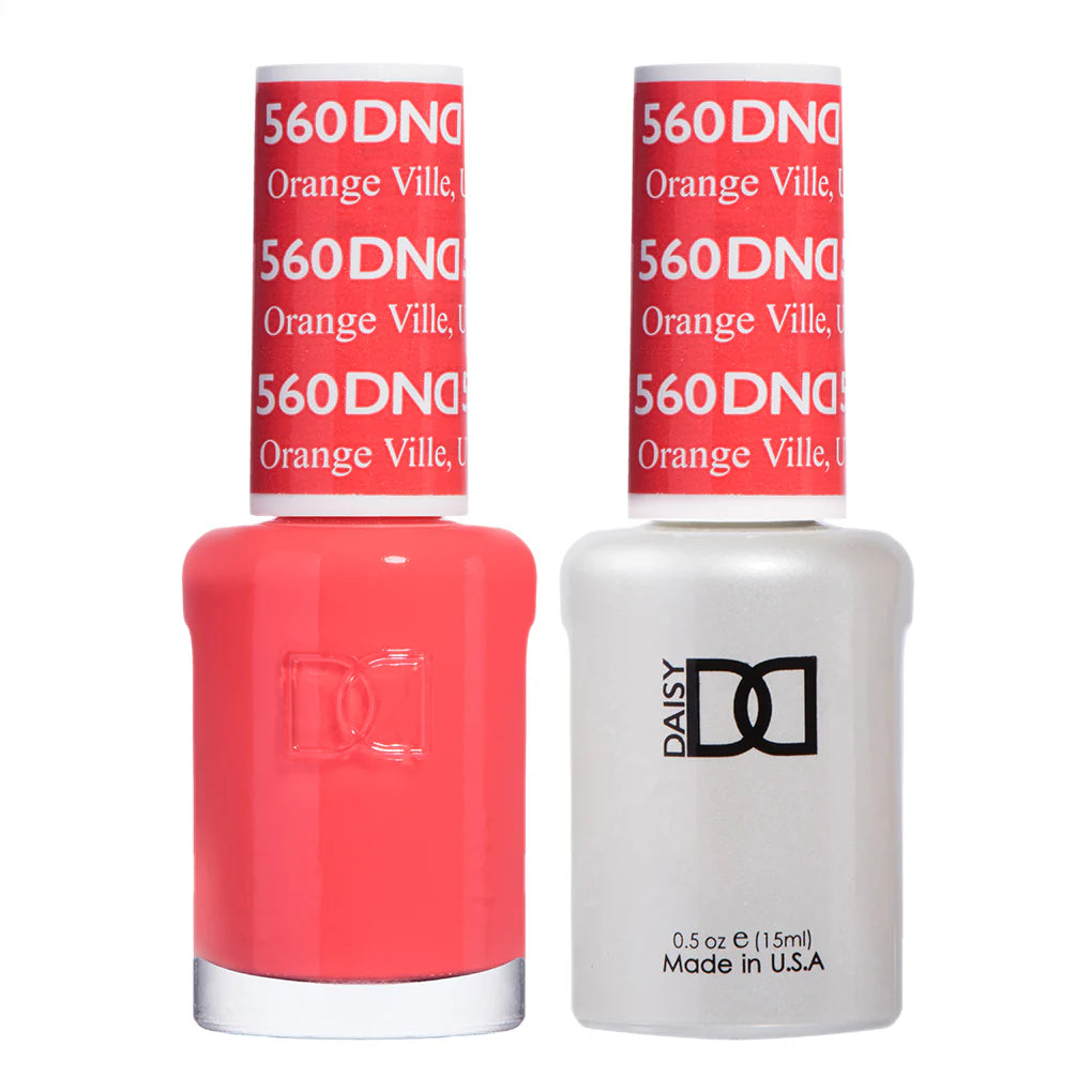 #560 - DND Gel UV/LED Soak Off Gel polish - Orange Ville