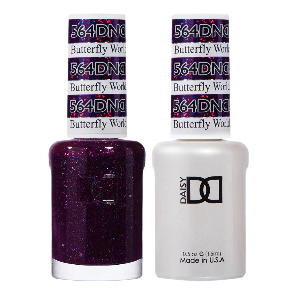 #564 - DND Gel UV/LED Soak Off Gel polish - Butterfly World