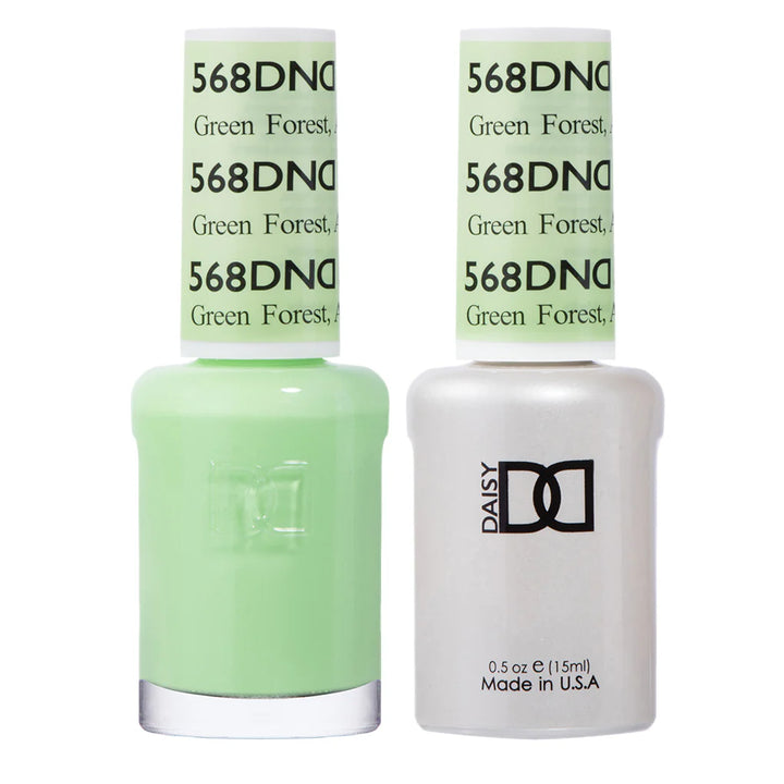 #568 - DND Gel UV/LED Soak Off Gel polish - Green Forest