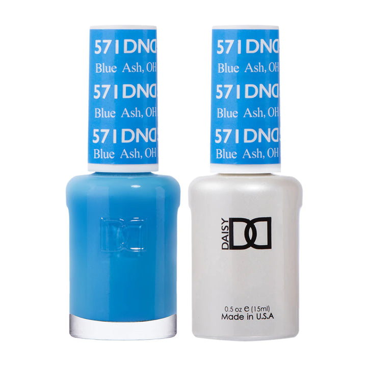 #571 - DND Gel UV/LED Soak Off Gel polish - Blue Ash