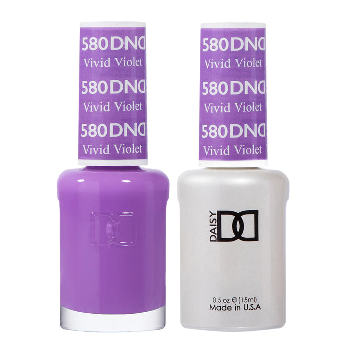 #580 - DND Gel UV/LED Soak Off Gel polish - Vivid Violet