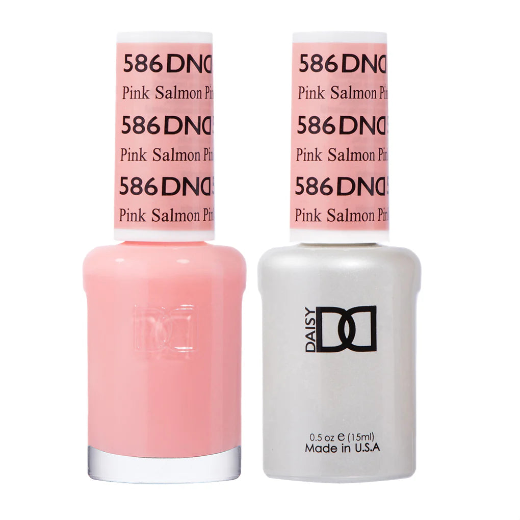 #586 - DND Gel UV/LED Soak Off Gel polish - Pink Salmon
