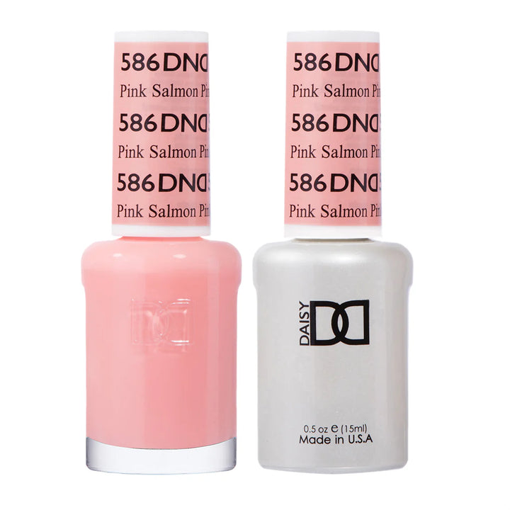 #586 - DND Gel UV/LED Soak Off Gel polish - Pink Salmon