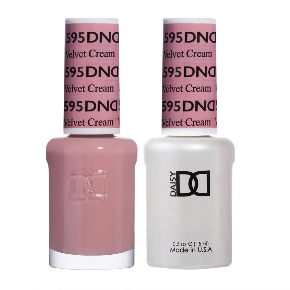 #595 - DND Gel UV/LED Soak Off Gel polish - Velvet Cream