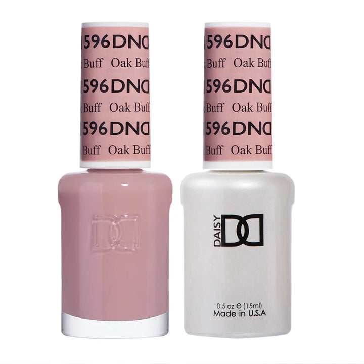 #596 - DND Gel UV/LED Soak Off Gel polish - Oak Buff