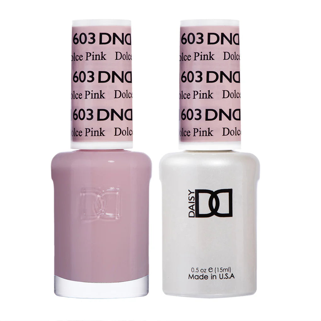 #603 - DND Gel UV/LED Soak Off Gel polish - Dolce Pink