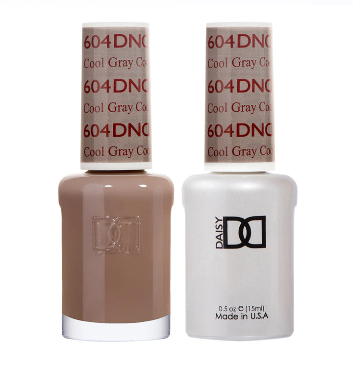 #604 - DND Gel UV/LED Soak Off Gel polish - Cool Gray