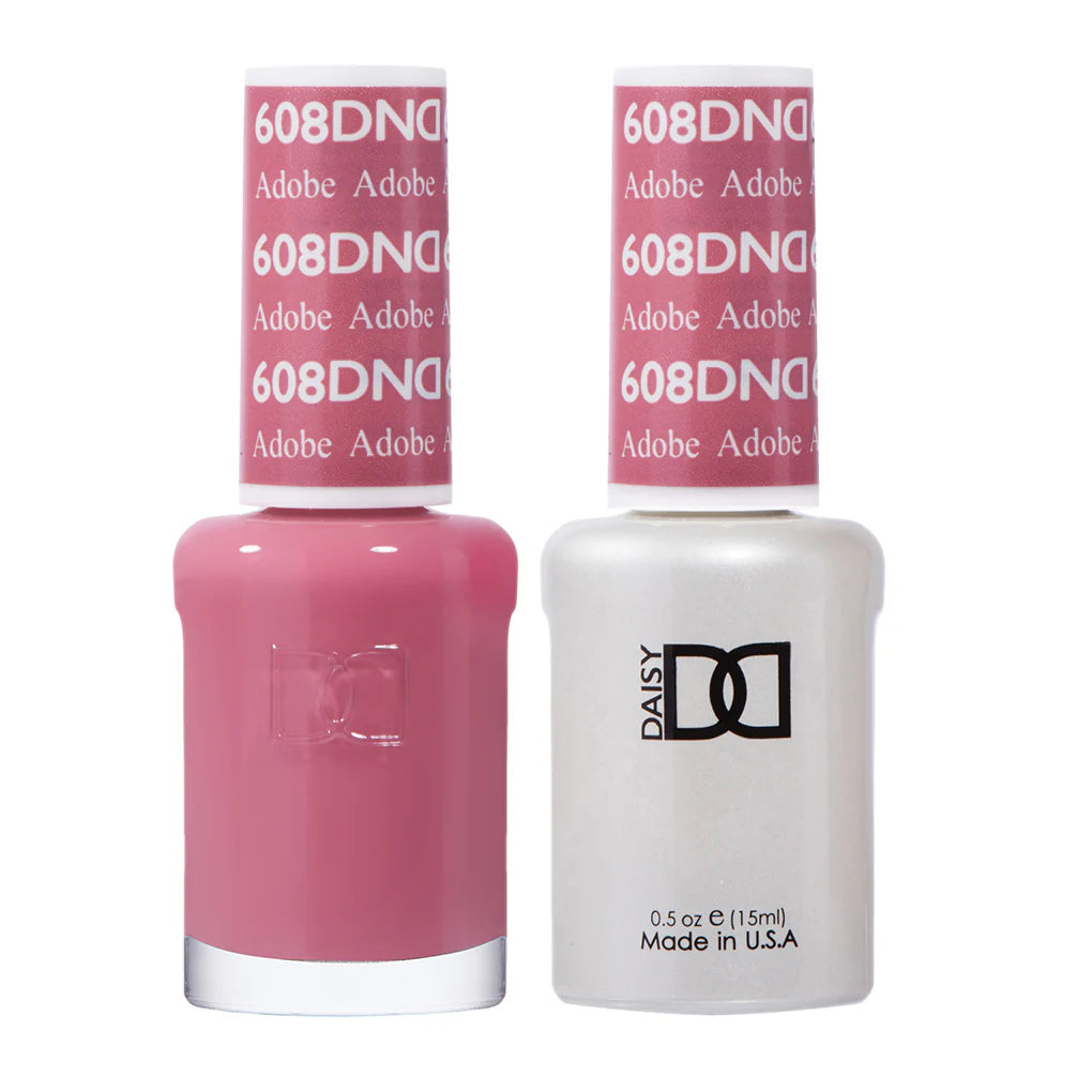 #608 - DND Gel UV/LED Soak Off Gel polish - Adobe