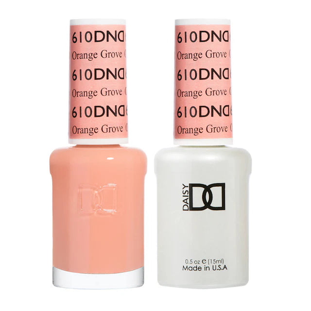 #610 - DND Gel UV/LED Soak Off Gel polish - Orange Grove