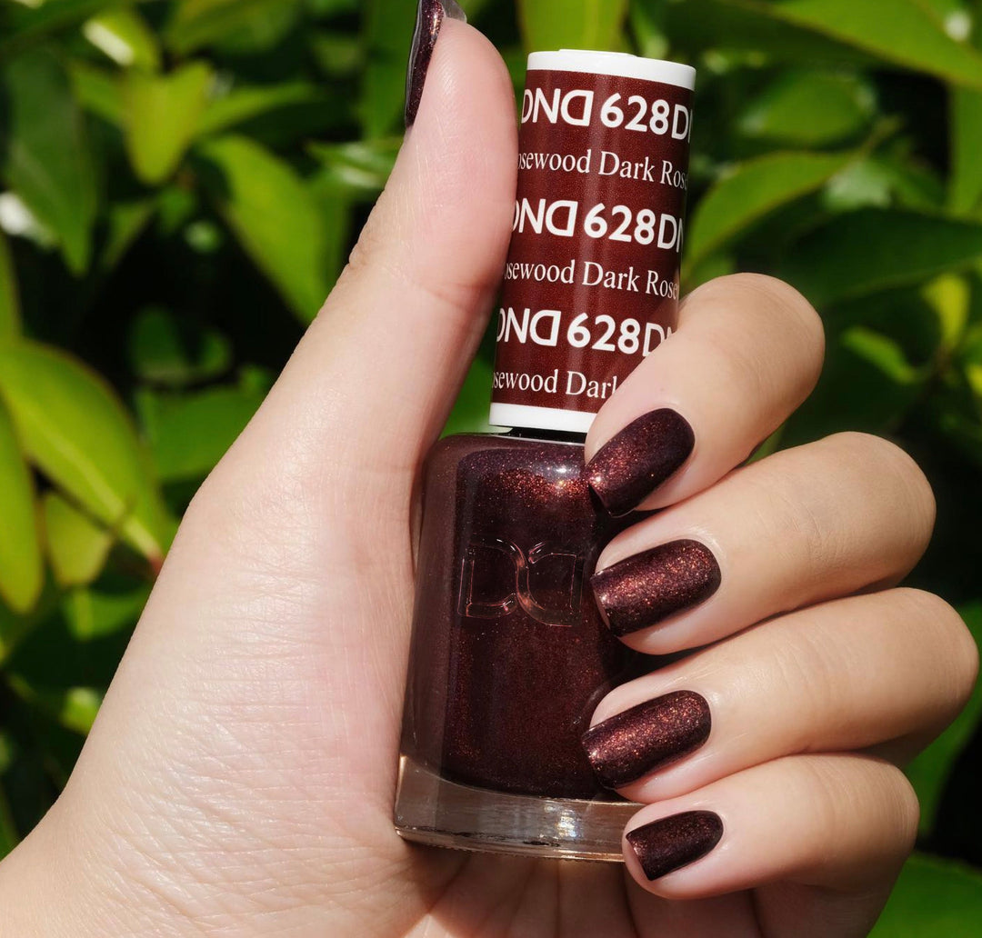 DND Gel #628 Dark Rosewood – additional view