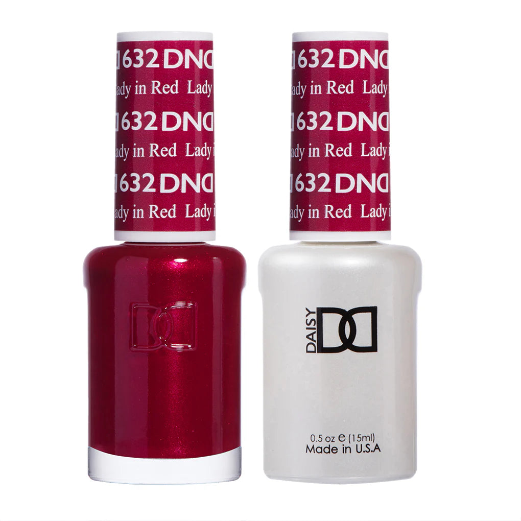 #632 - DND Gel UV/LED Soak Off Gel polish - Lady In Red