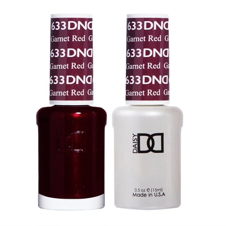 #633 - DND Gel UV/LED Soak Off Gel polish - Garnet Red
