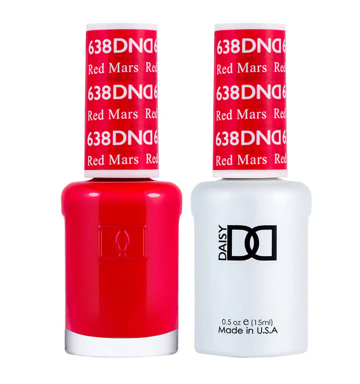 #638 - DND Gel UV/LED Soak Off Gel polish - Red mars