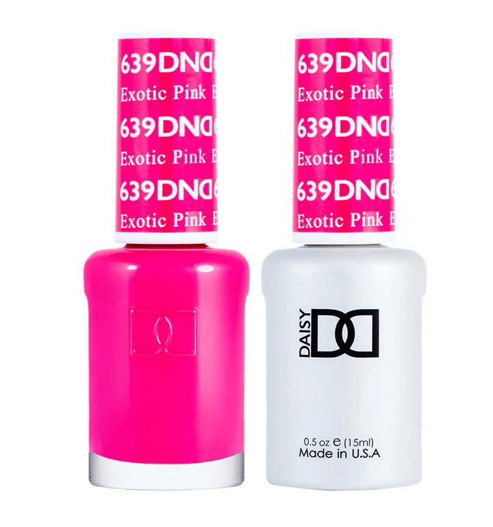 #639 - DND Gel UV/LED Soak Off Gel polish - Exotic Pink