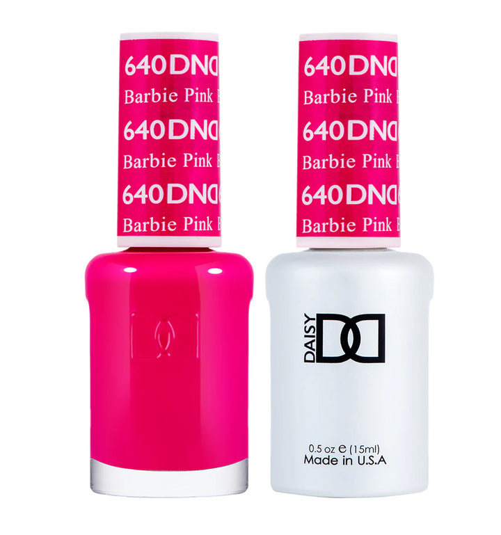 #640 - DND Gel UV/LED Soak Off Gel polish - Barbie Pink