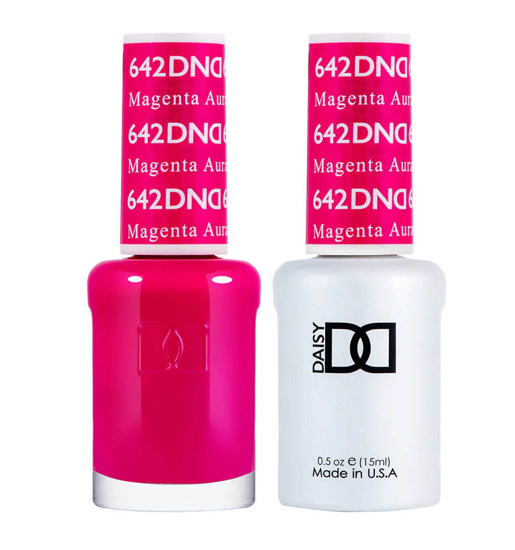 #642 - DND Gel UV/LED Soak Off Gel polish - Magenta Aura