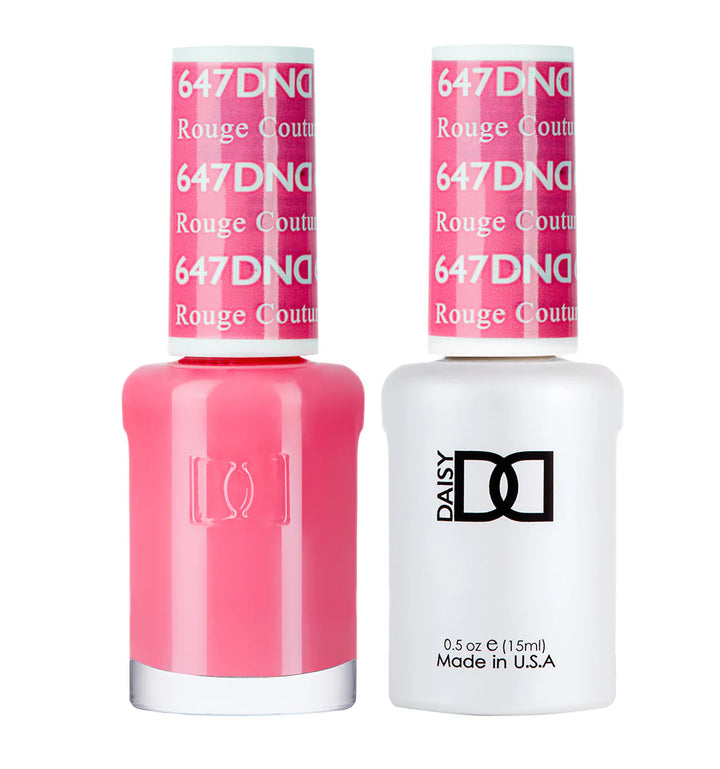 #647 - DND Gel UV/LED Soak Off Gel polish - Rouge Couture