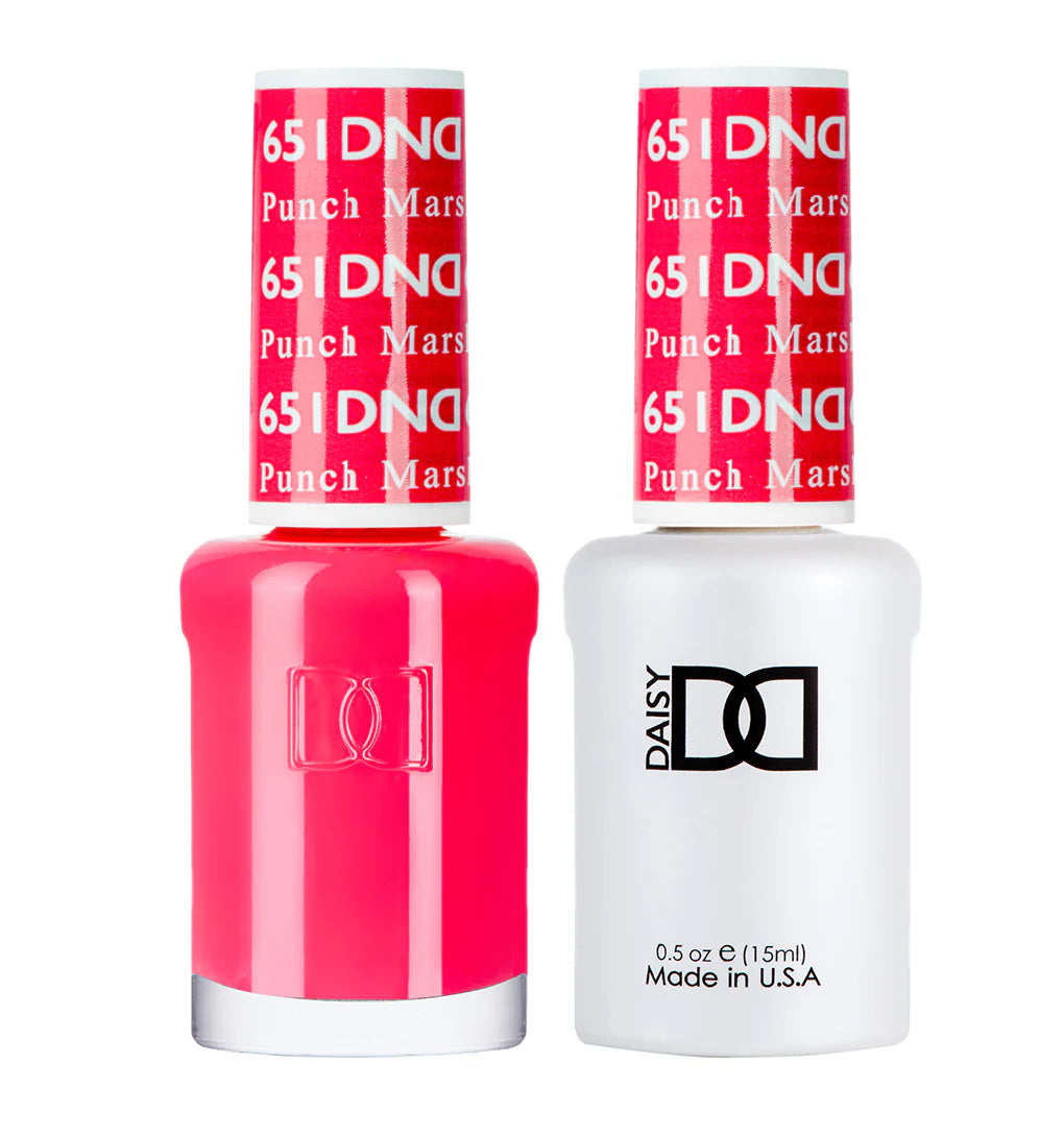 #651 - DND Gel UV/LED Soak Off Gel polish - Punch Marshmellow