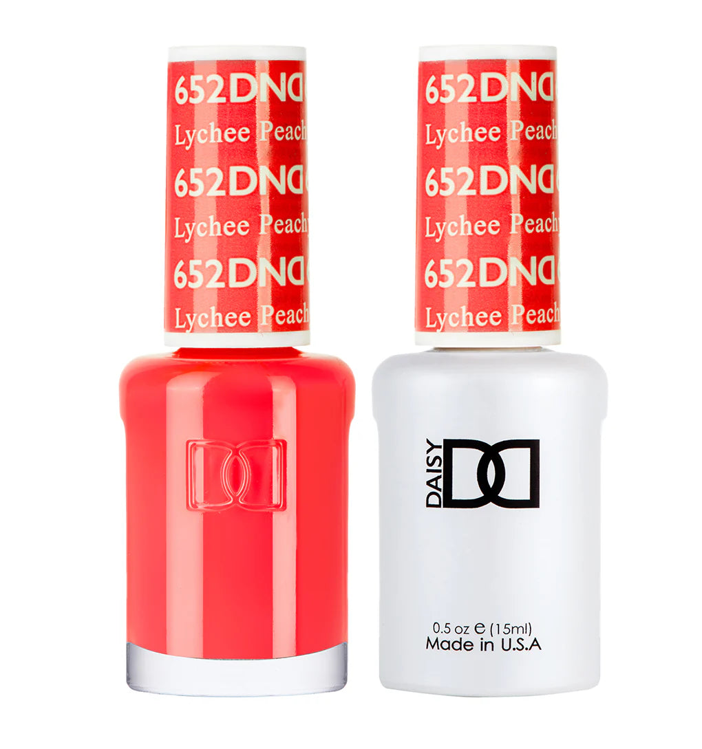 #652 - DND Gel UV/LED Soak Off Gel polish - Lychee Peachy
