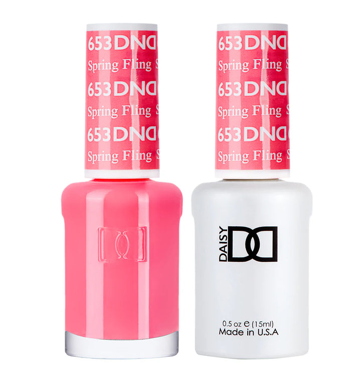 #653 - DND Gel UV/LED Soak Off Gel polish - Spring Fling