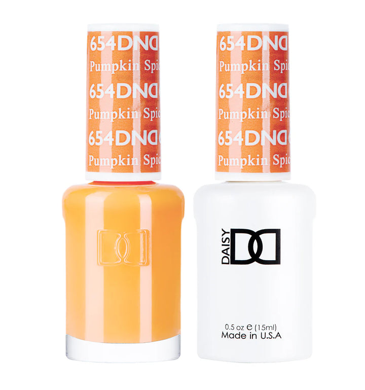 #654 - DND Gel UV/LED Soak Off Gel polish - Pumpkin Spice