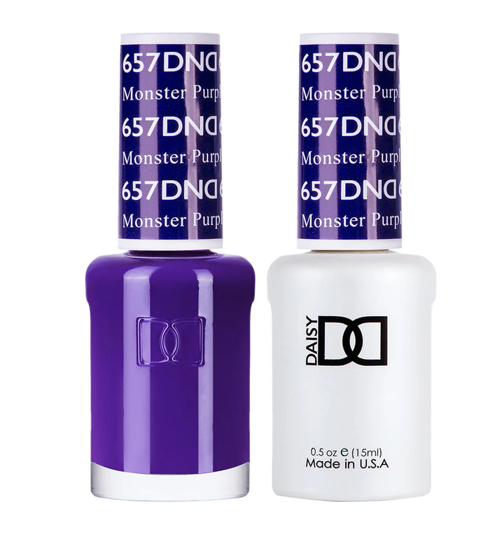 #657 - DND Gel UV/LED Soak Off Gel polish - Monster Purple