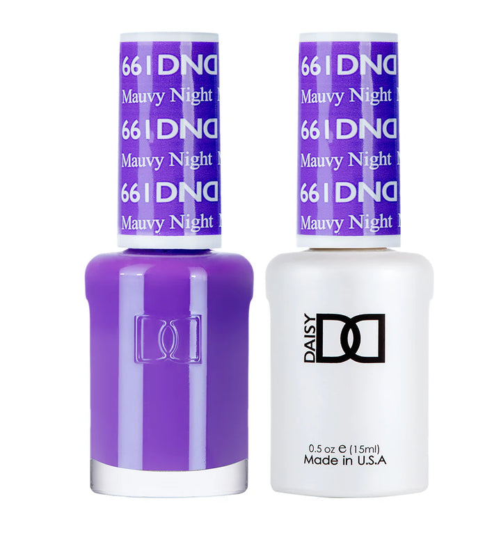 #661 - DND Gel UV/LED Soak Off Gel polish - Mauvy Night