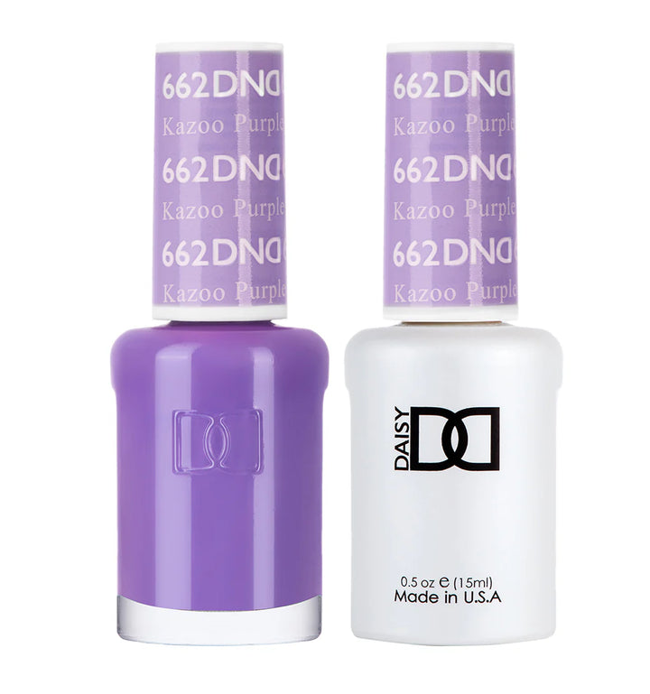 #662 - DND Gel UV/LED Soak Off Gel polish - Kazoo Purple