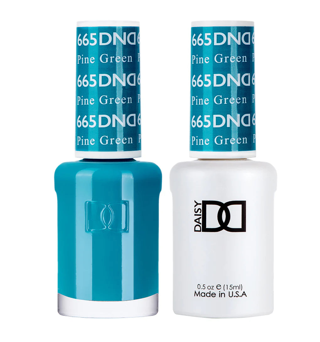 #665 - DND Gel UV/LED Soak Off Gel polish - Pine Green