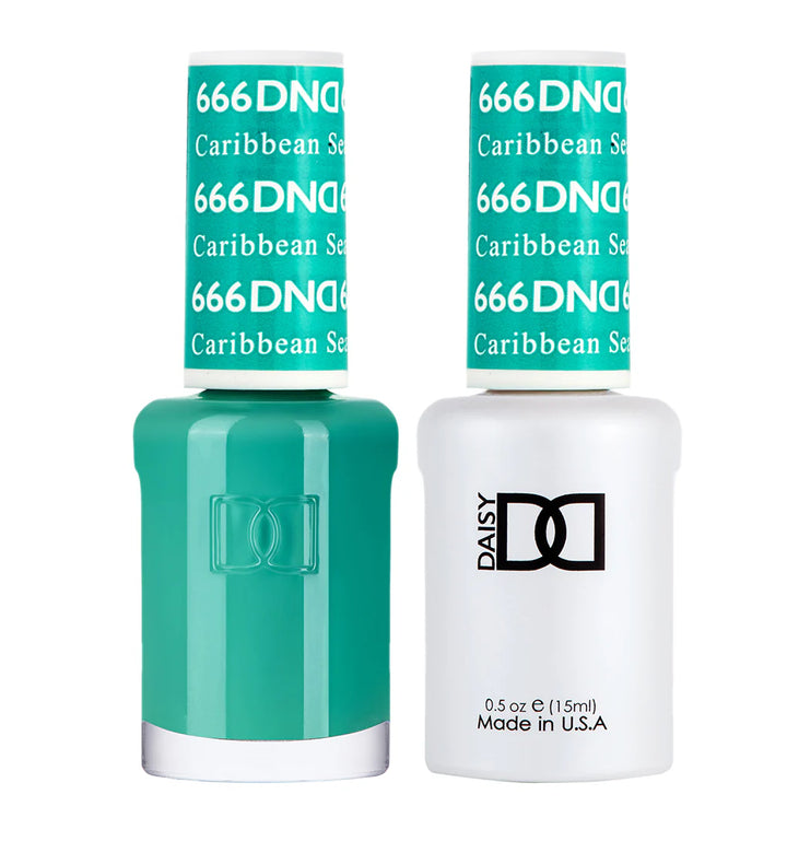 #666 - DND Gel UV/LED Soak Off Gel polish - Caribbean Sea