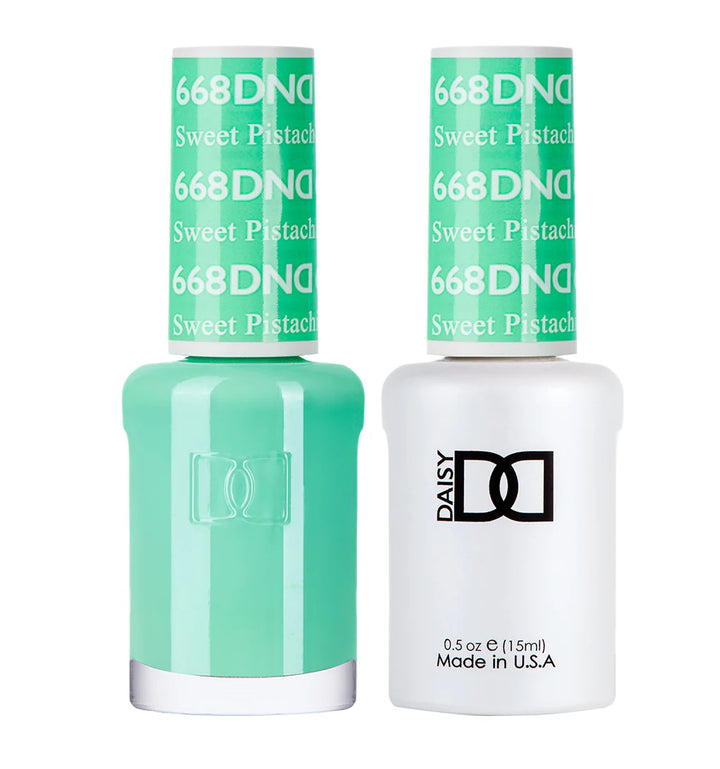 #668 - DND Gel UV/LED Soak Off Gel polish - Sweet Pistachia