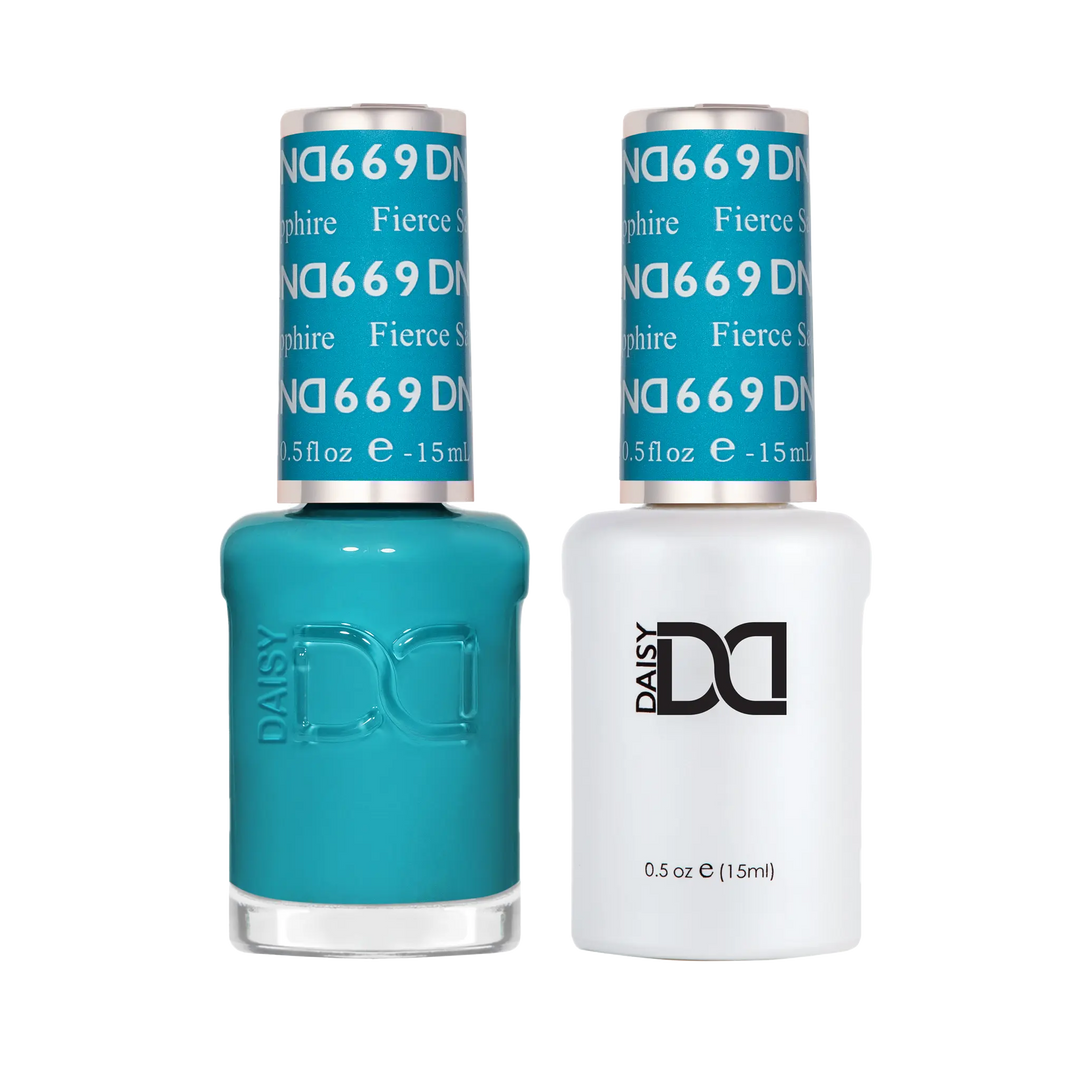 DND Gel #669 Fierce Sapphire