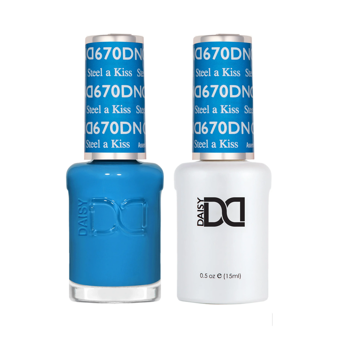 DND Gel #670 Steel A Kiss