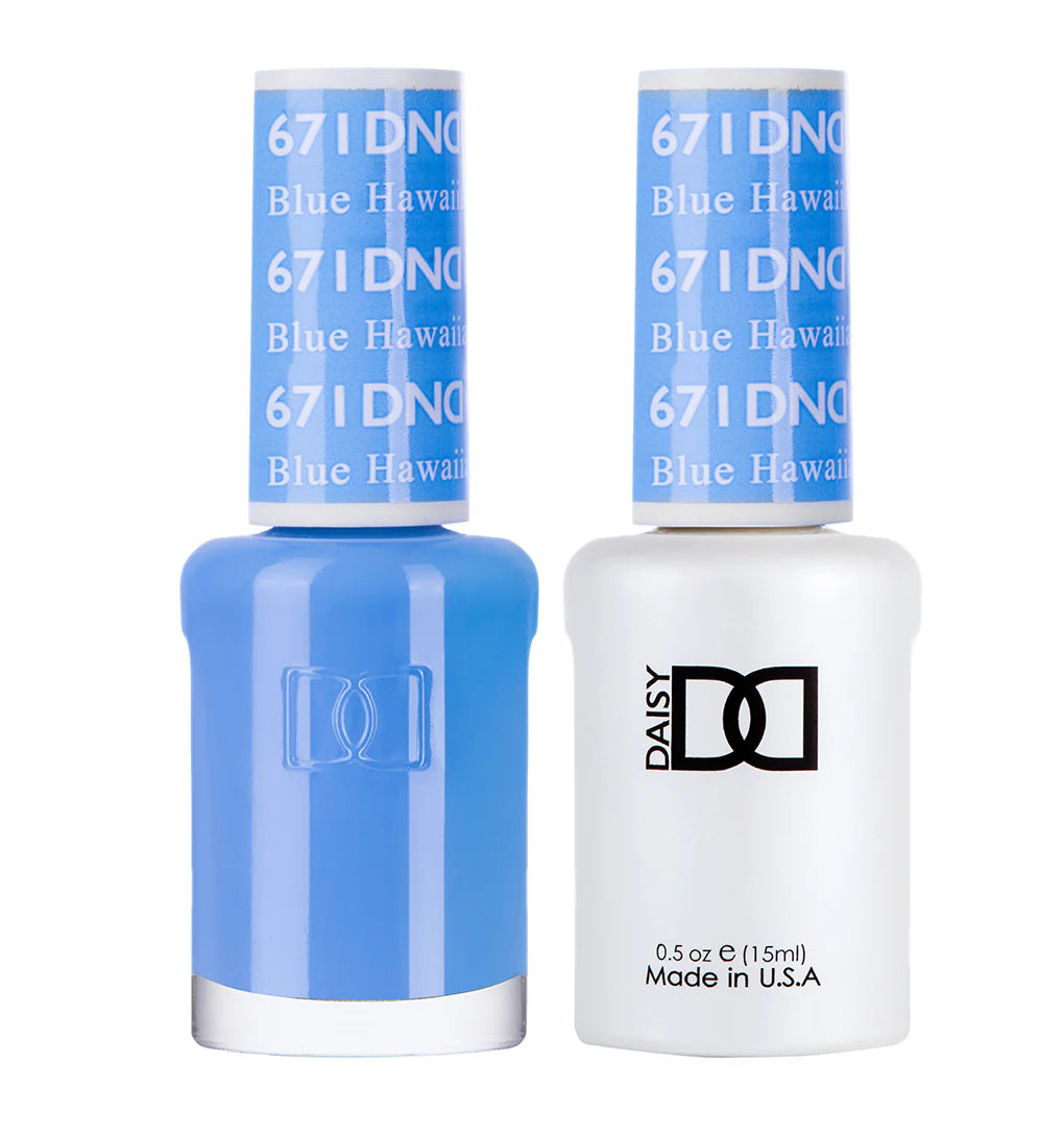 #671 - DND Gel UV/LED Soak Off Gel polish - Blue Hawaiian