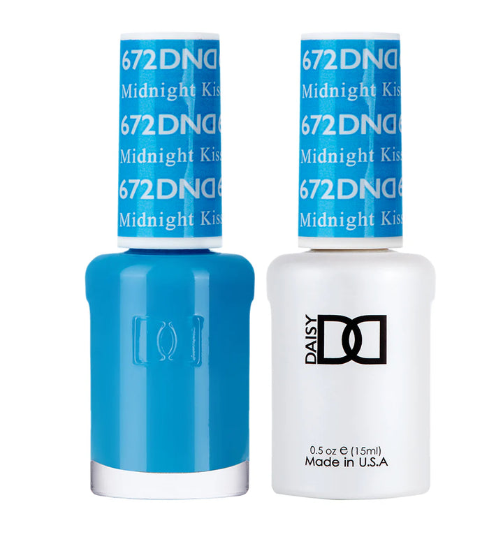 #672 - DND Gel UV/LED Soak Off Gel polish - Midnight Kiss