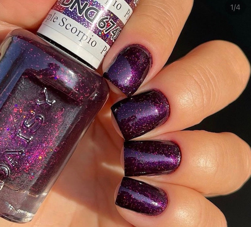 DND Gel #674 Purple Scorpio – additional view