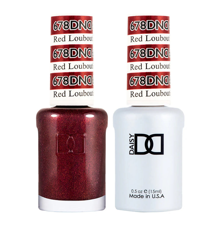 #678 - DND Gel UV/LED Soak Off Gel polish - Red Louboutin