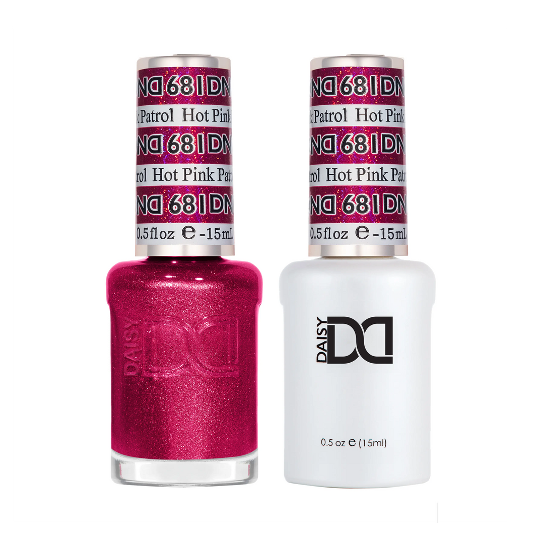 DND Gel #681 Hot Pink Patrol