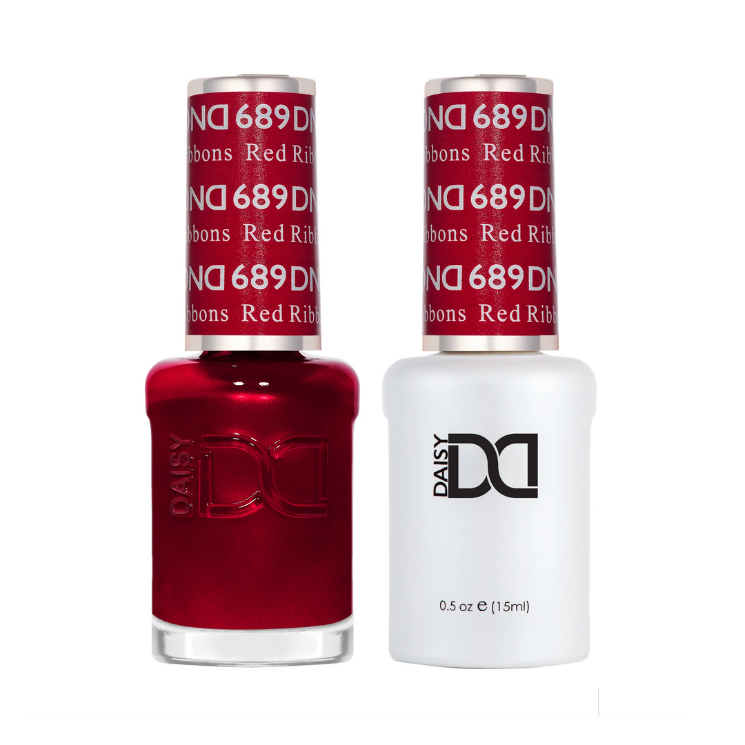 DND Gel #689 Red Ribbons