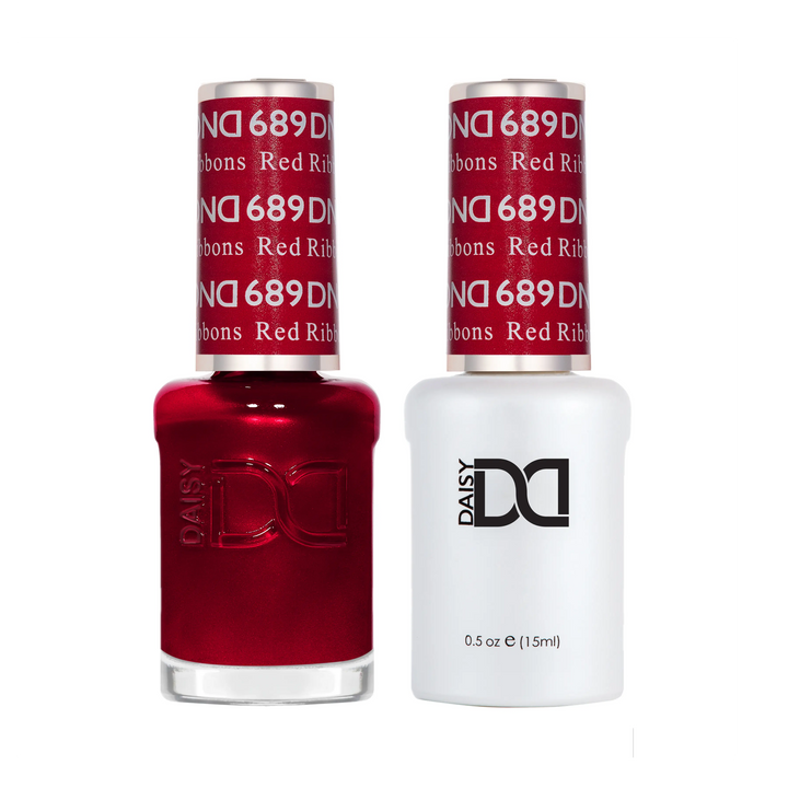 DND Gel #689 Red Ribbons